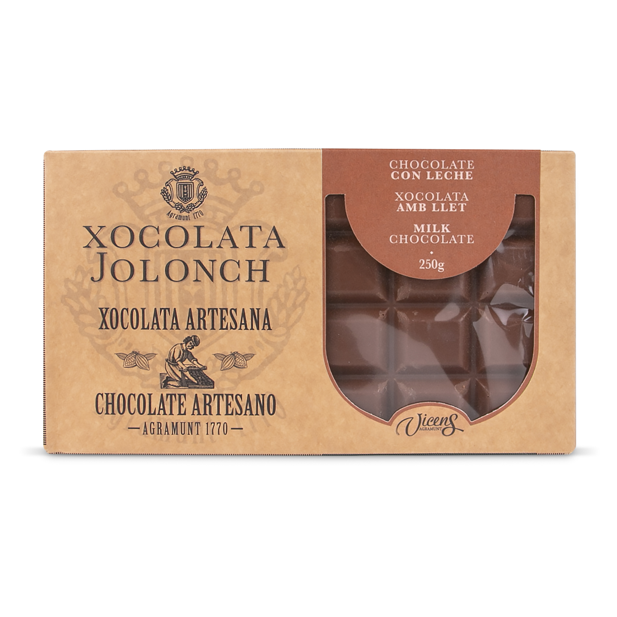 Estoig de Xocolata amb Llet Jolonch 250g