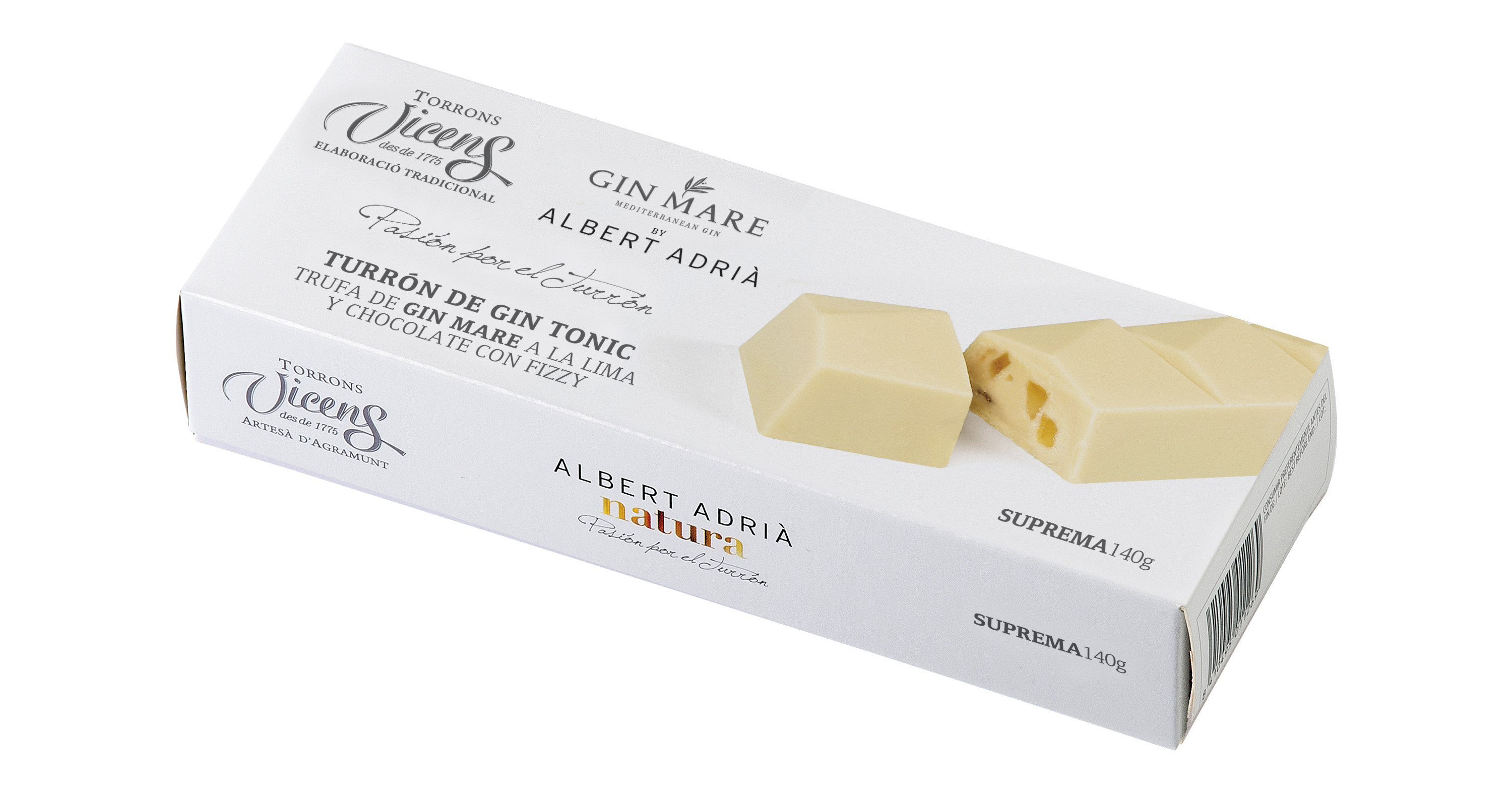 Gintonic nougat Adrià Natura 140g