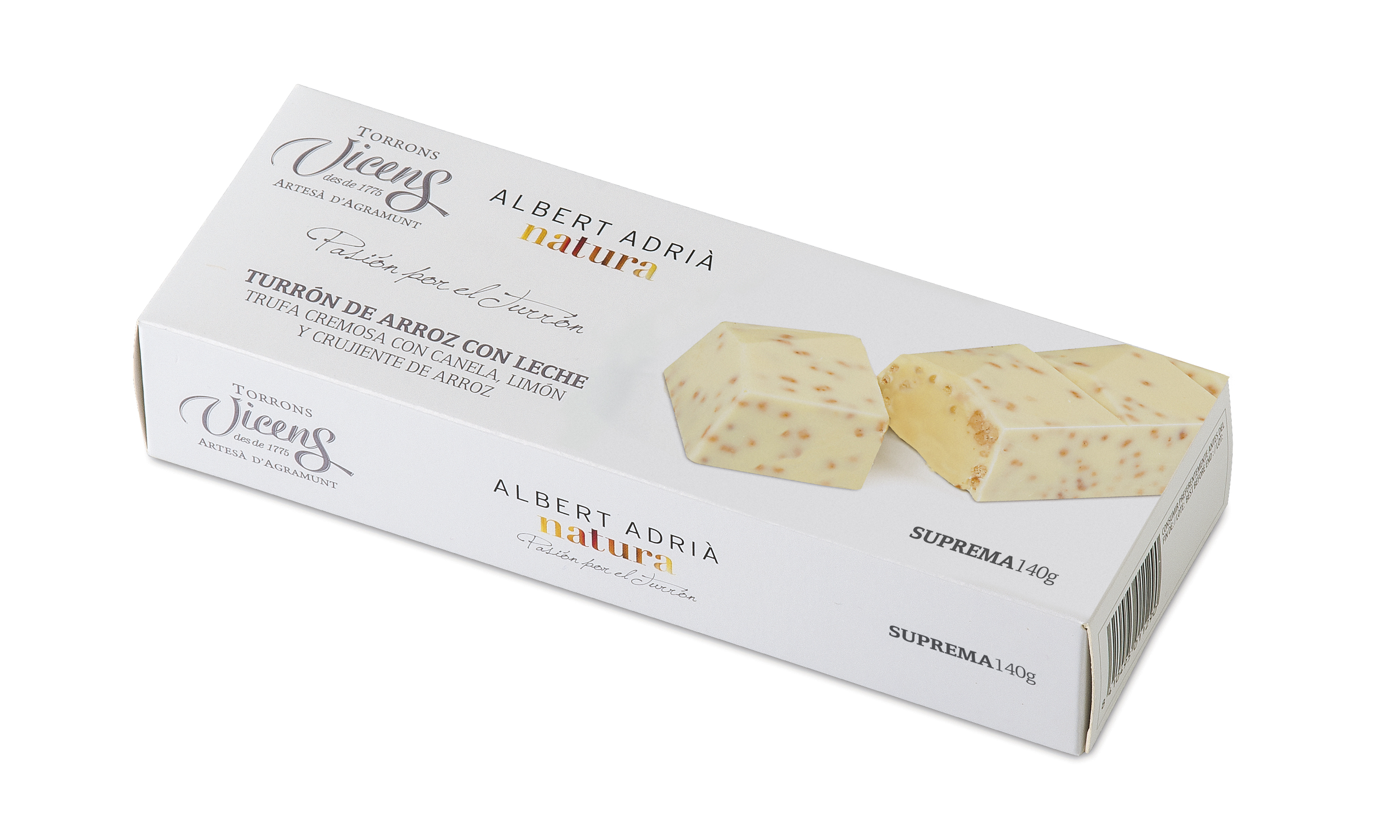 Turrón de arroz con leche Adrià Natura 140g