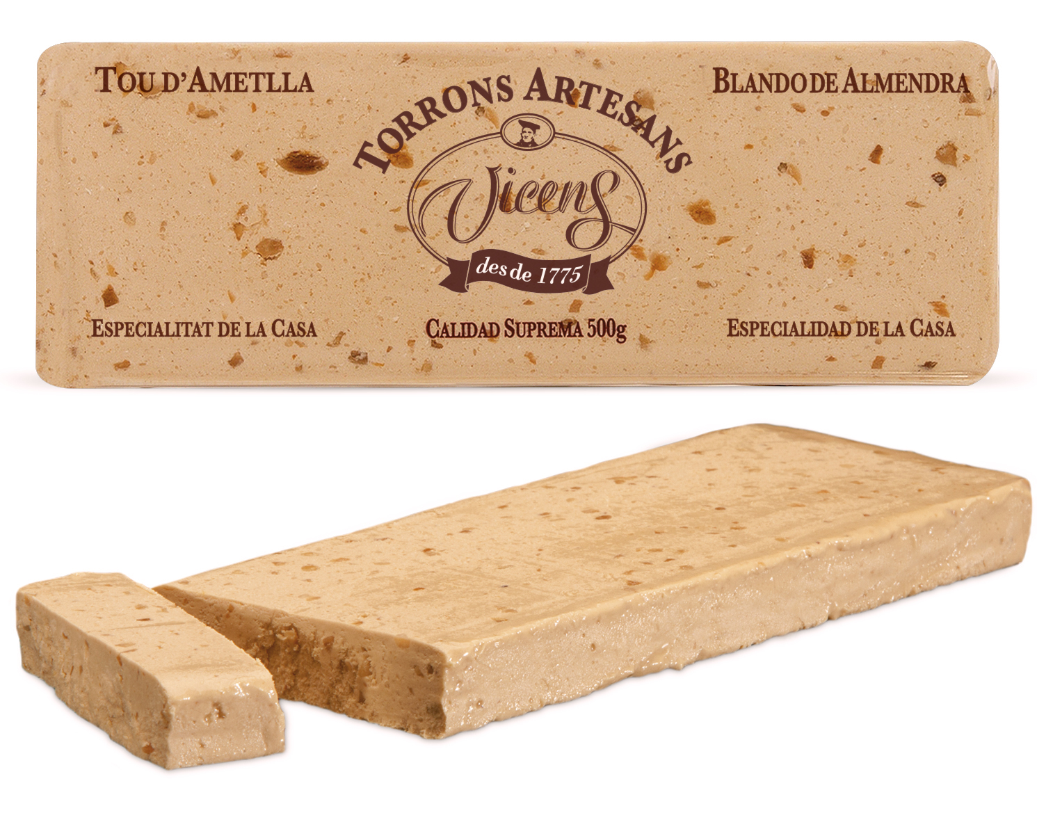 Turrón Blando de Almendra 500g