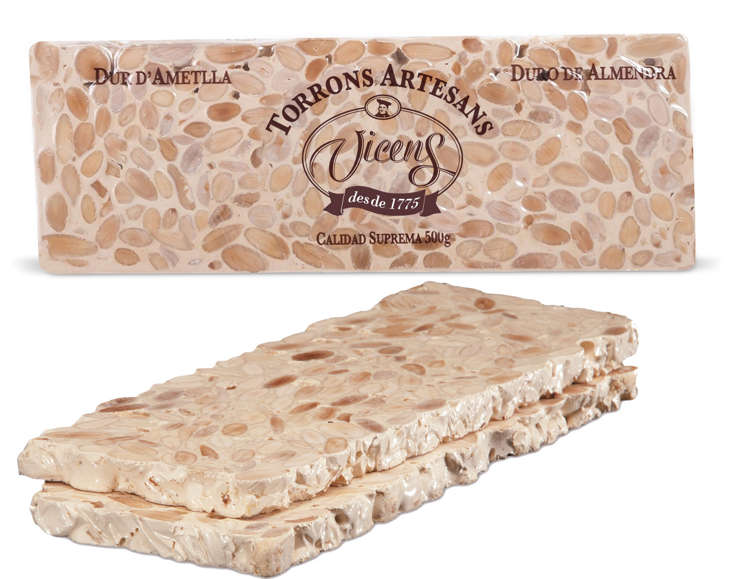 Turrón Duro de Almendra 500g