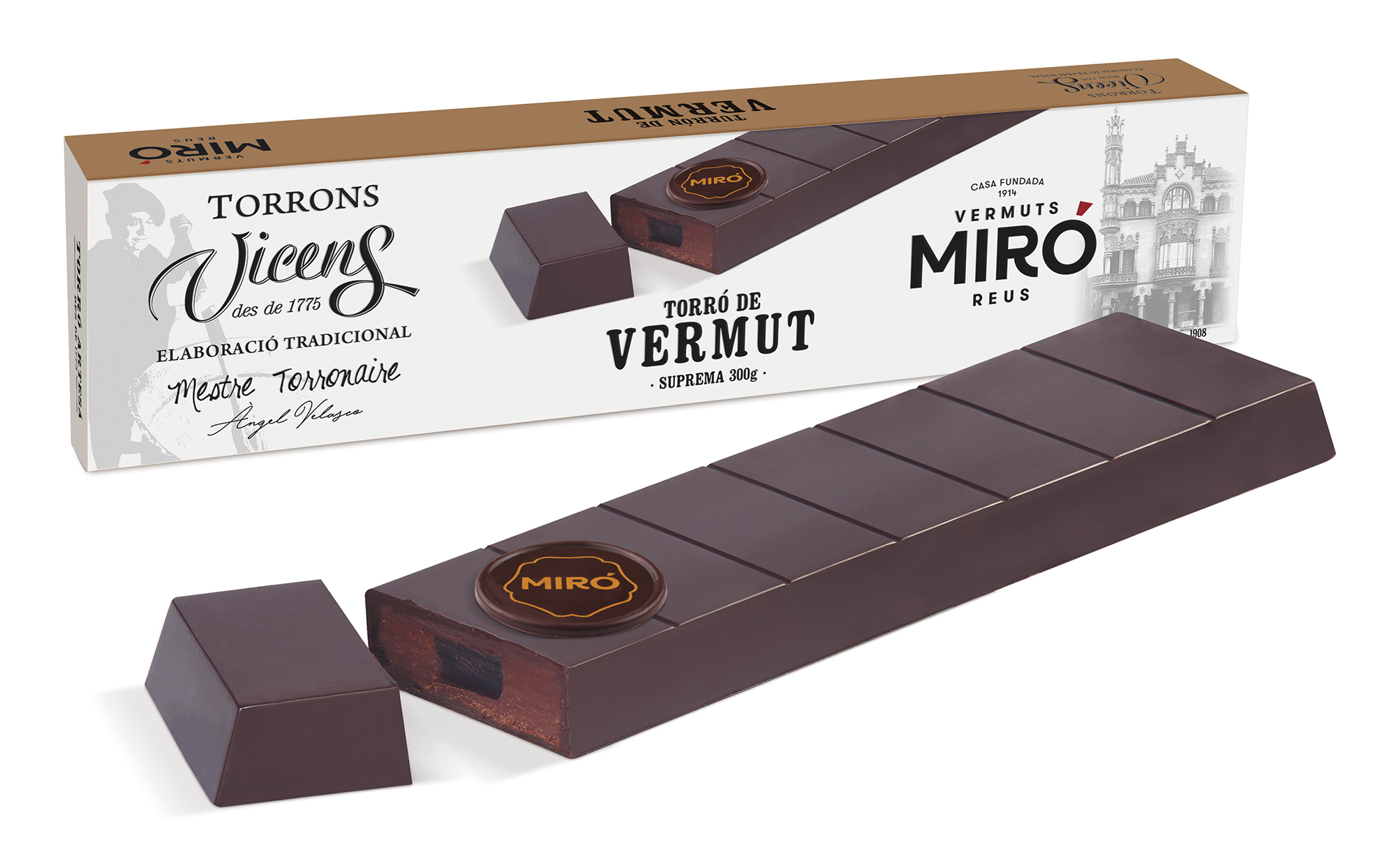 Turrón de Vermut Miró Excellence 300g