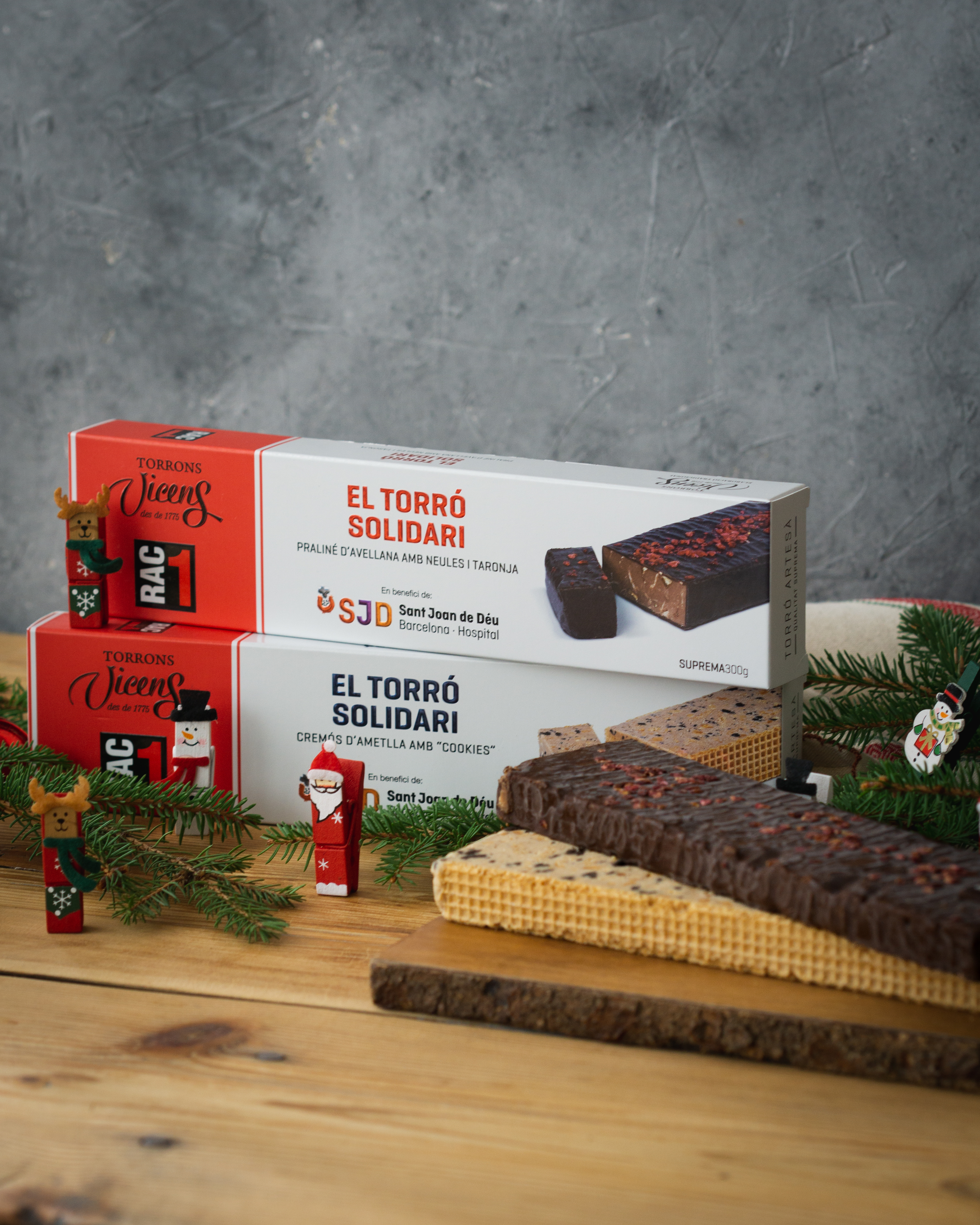 We present the eighth edition of the RAC1 and Torrons Vicens Solidarity Nougat