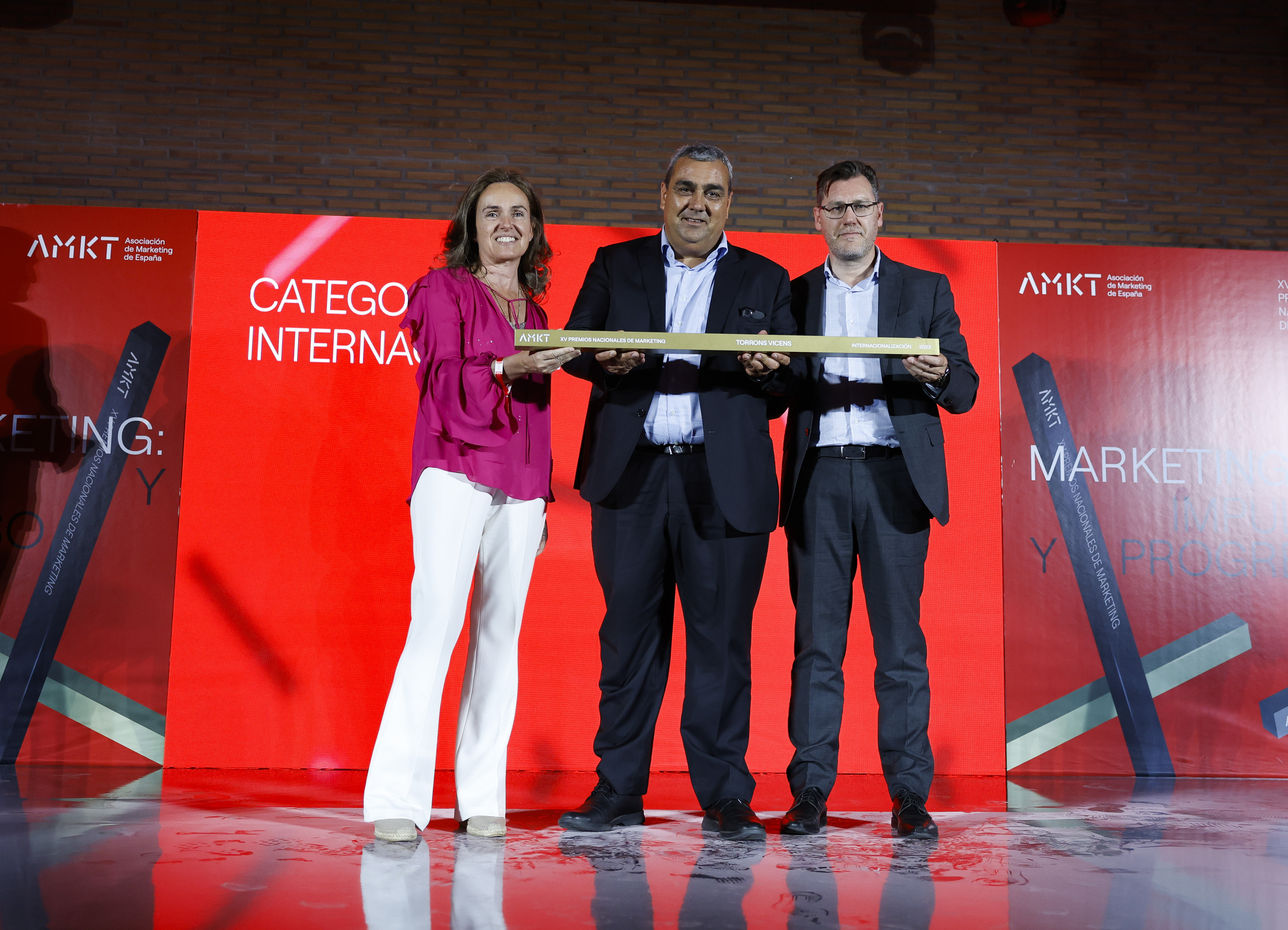 Torrons Vicens, récompensé dans la catégorie Internationalisation lors de la 15e édition des National Marketing Awards