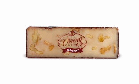 Nougat à la Crème aux Noix et au Chocolat 80g