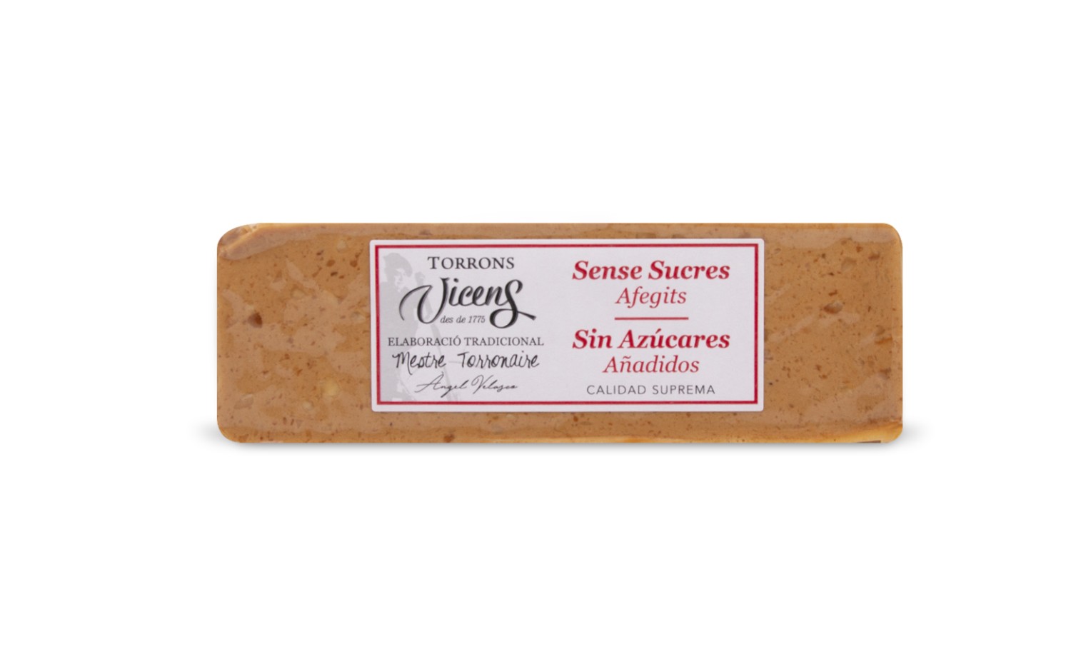 Nougat Doux aux Amandes avec Édulcorants 80g