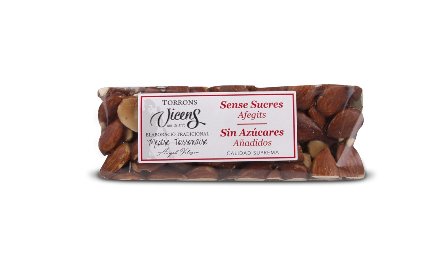 Turrón de Guirlache Almendra con Edulcorantes 80g