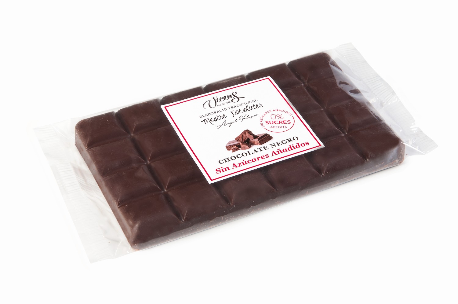 Chocolate Bitter con Edulcorantes 250g