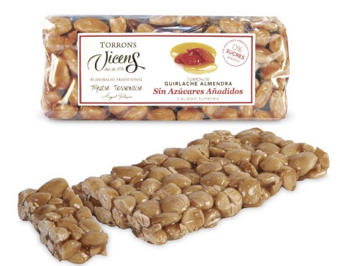 Marcona Almond Guirlache Nougat with Sweeteners 200g