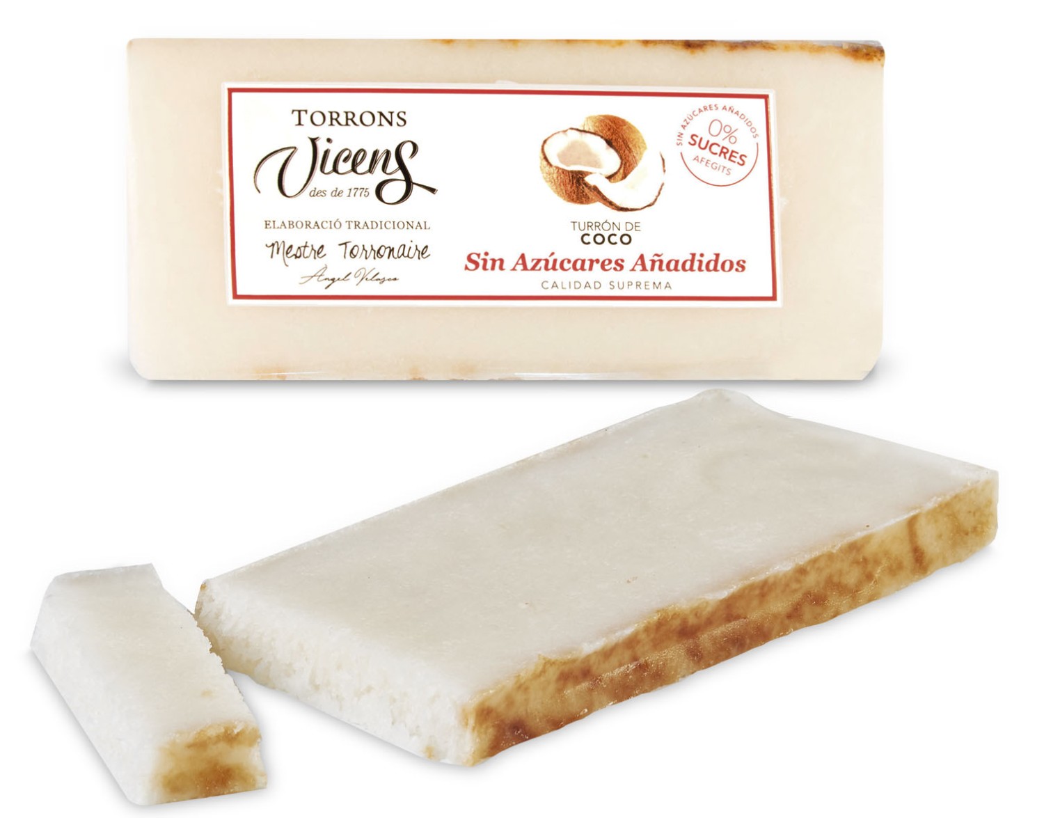 Turrón de Coco con Edulcorantes 250g