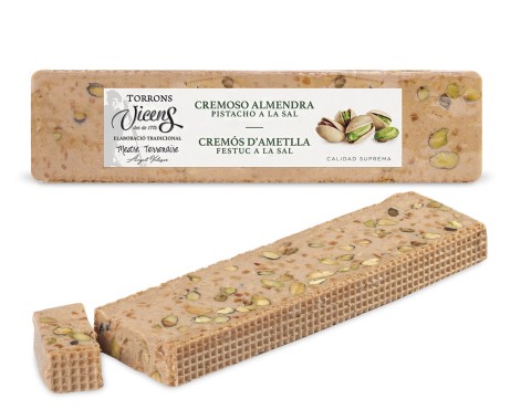 Creamy Nougat with Almond and Pistachio and Salt 300g 