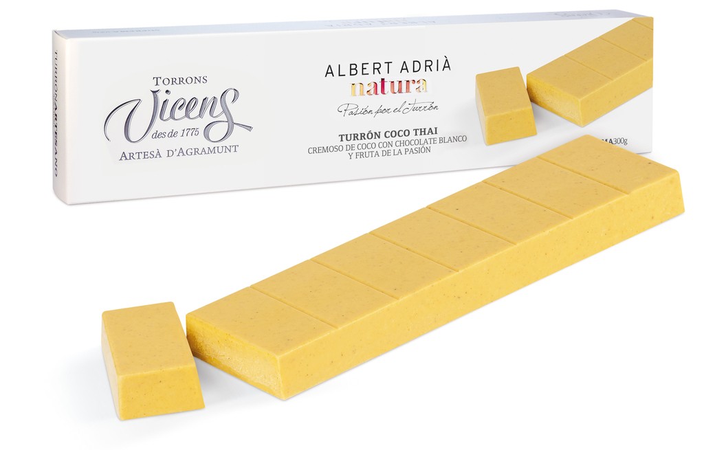 Turrón Coco Thai Adrià Natura 300g