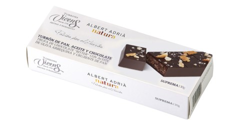 Turrón Pan, aceite y chocolate Adrià Natura 130g