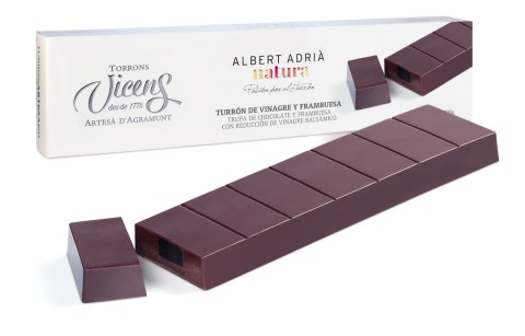 Vinegar and raspberry nougat Adrià Natura 300g