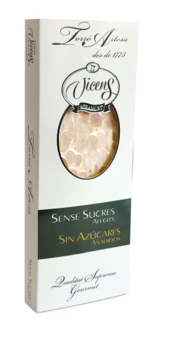Hard Almond Nougat with Sweeteners Gourmet 250g