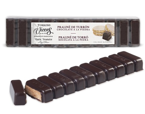 Praliné de Turrón con Chocolate a la Piedra 300g