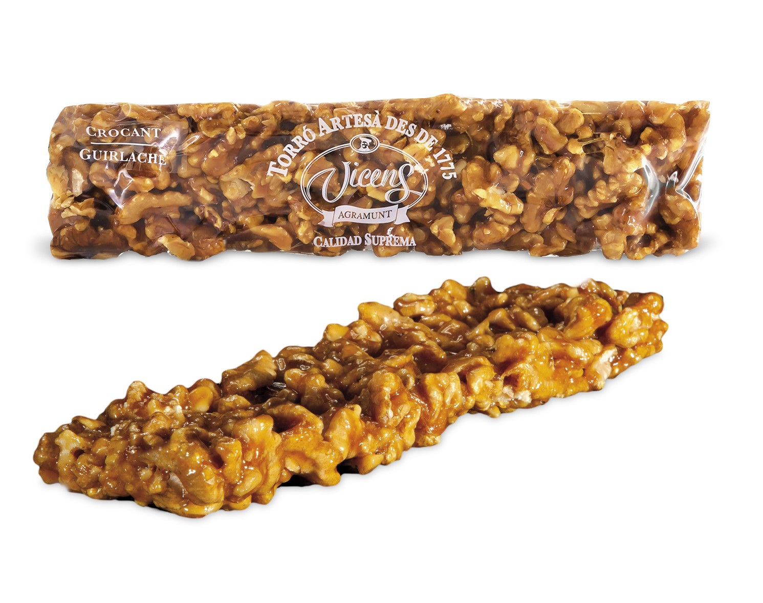 Walnuts guirlache nougat 250g