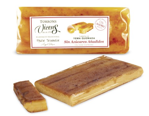 Turrón de Yema Quemada con Edulcorantes 250g