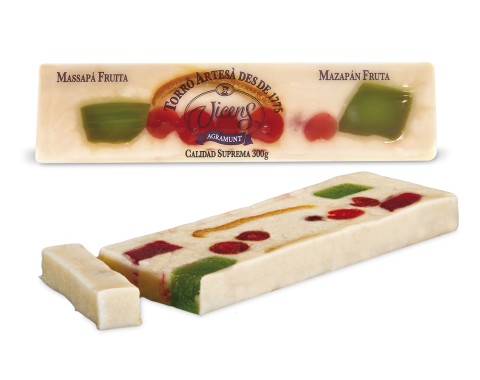 Turrón de Mazapán Fruta 300g