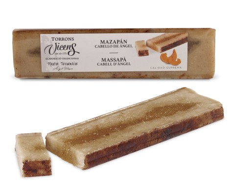 Turrón de Mazapán con Cabello de Ángel 300g