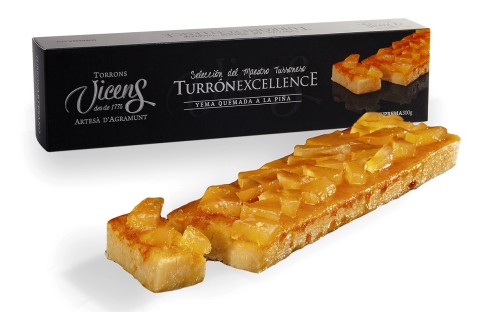 Turrón de Yema Quemada a la Piña 300g Excellence