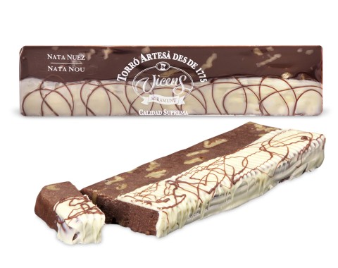 Crème de noix nougat garnie de chocolat blanc 300g 