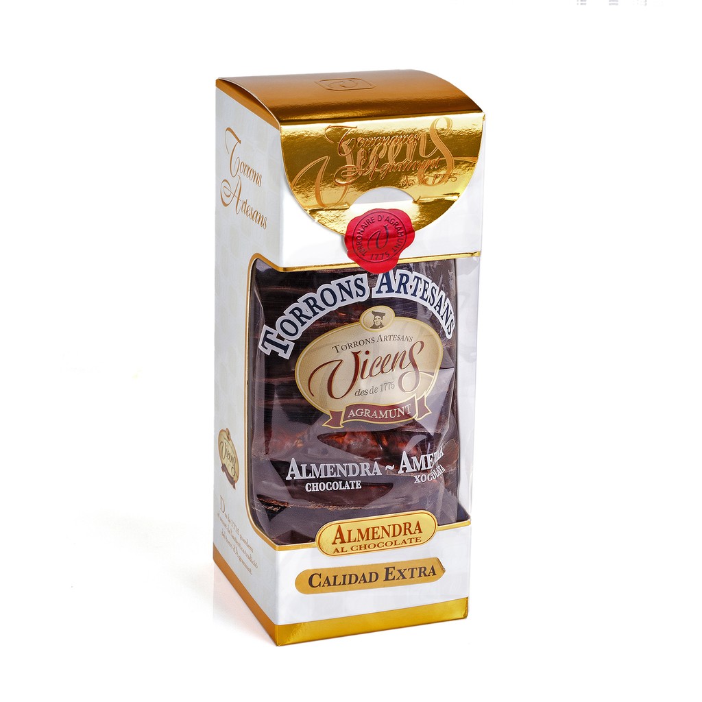 Nougat artisanal aux noisettes et au chocolat 300g gourmet