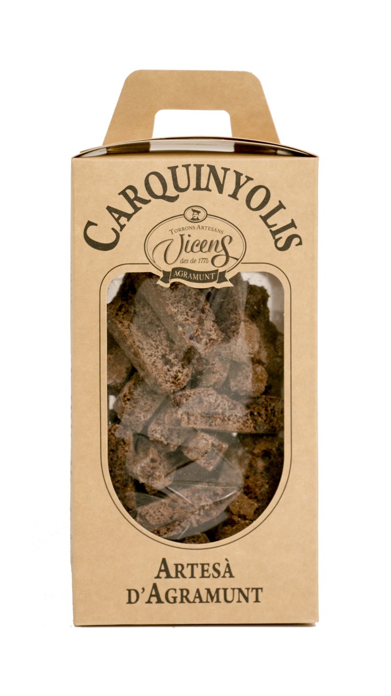 Estuche de Carquiñolis de Chocolate 300g