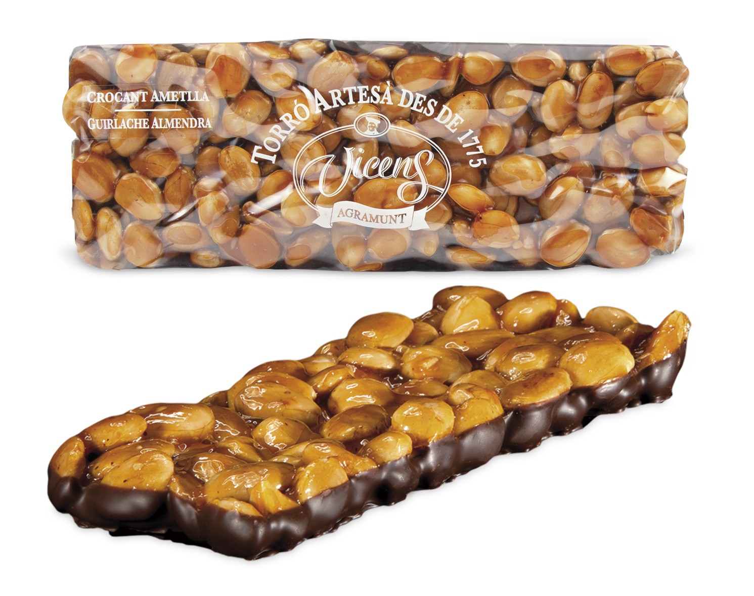 Nougat aux Amandes Caramelisées 400g