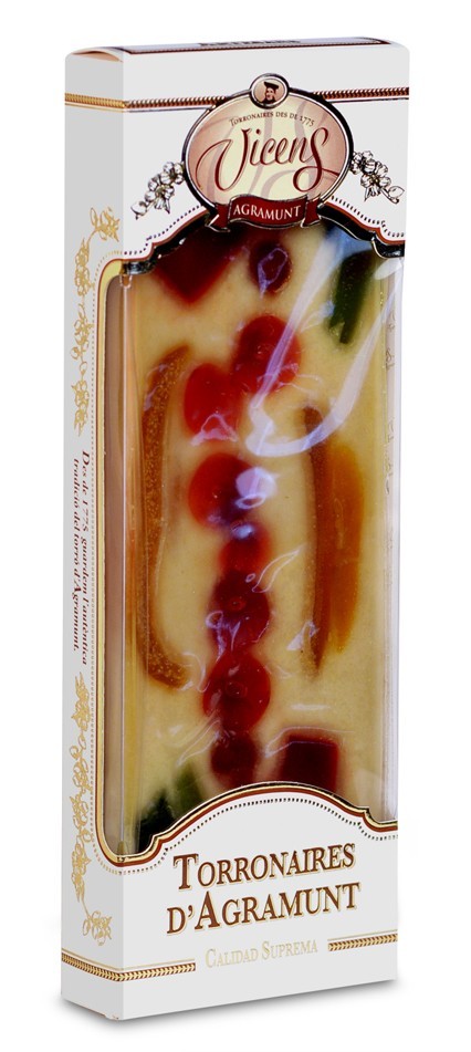 Turrón Gourmet Mazapán Fruta 500g