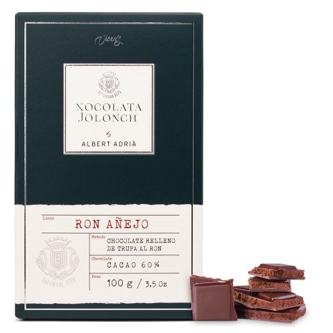 Chocolate with Truffle Ron 100g