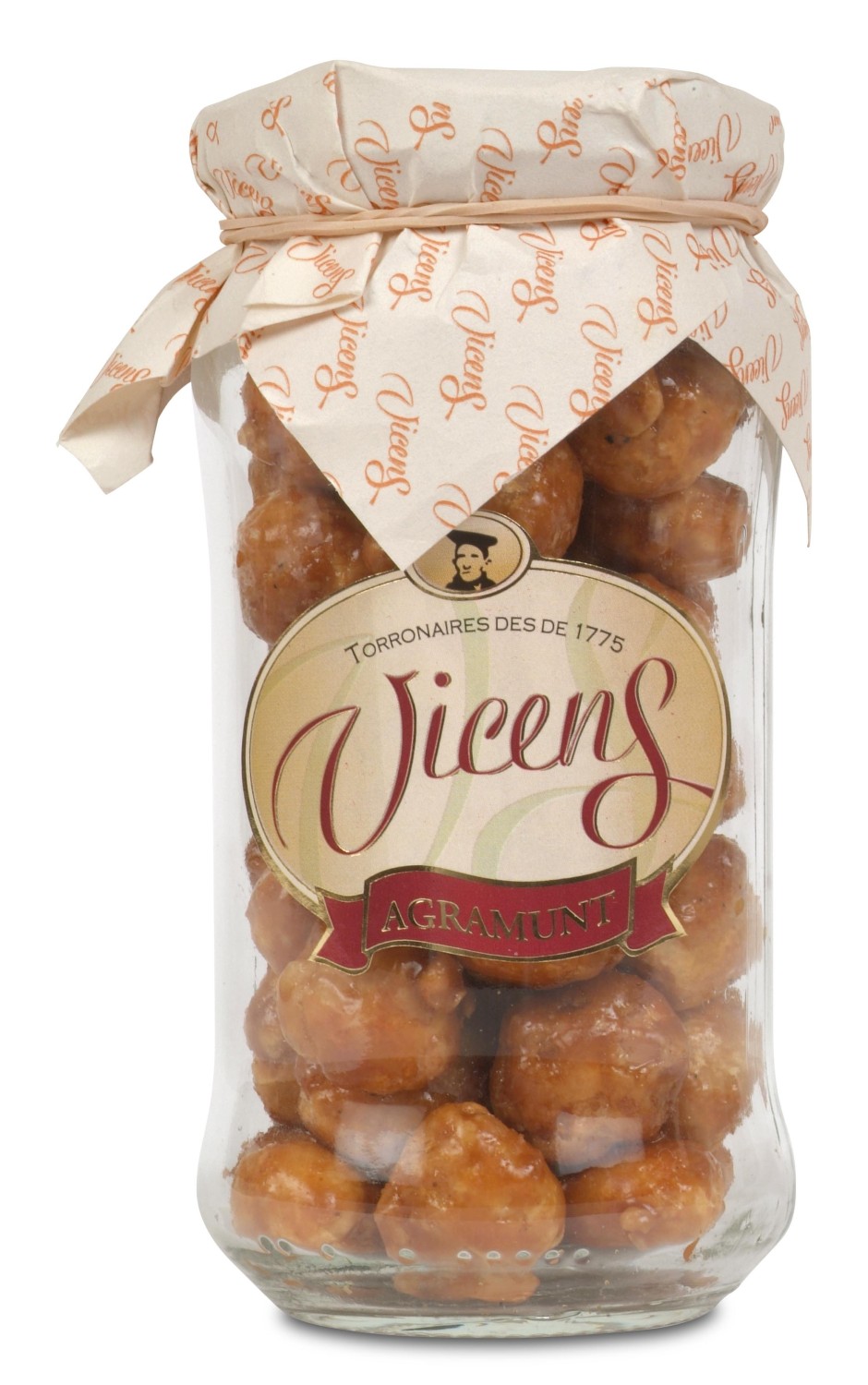 Macadamia Caramelizada Bote de Cristal 175g