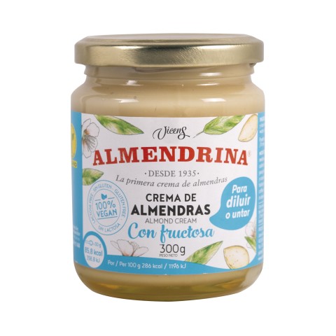 Crema de Almendras con Fructosa Almendrina 300g