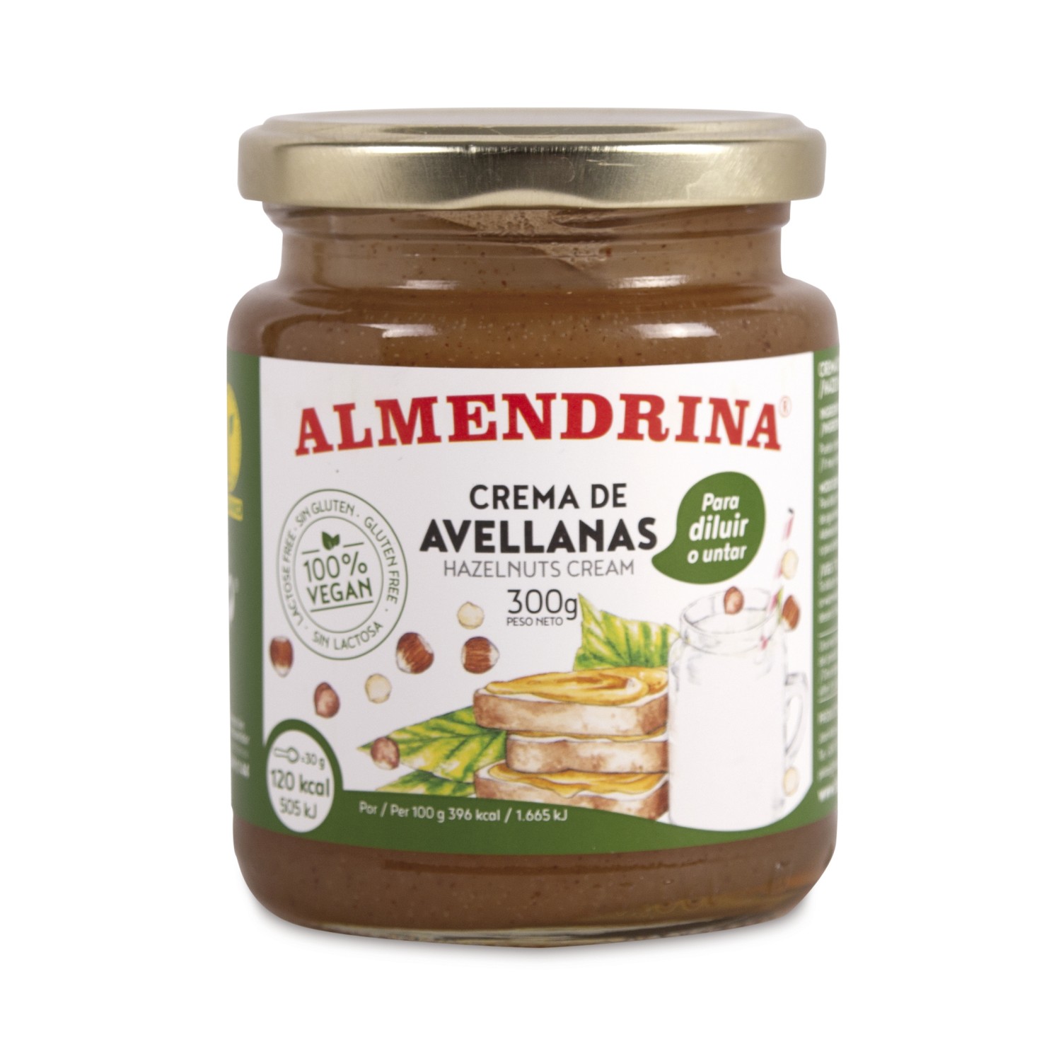 Crema de Avellanas Almendrina 300g