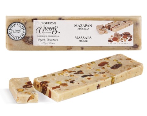 Marzipan Nougat with dried fruits and nuts 300g