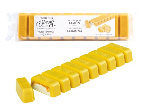 Lemon Texture Nougat 300g - Torrons Vicens