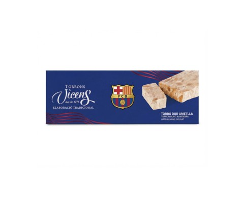 Turrón Duro de Almendra en estuche © FC Barcelona 150g
