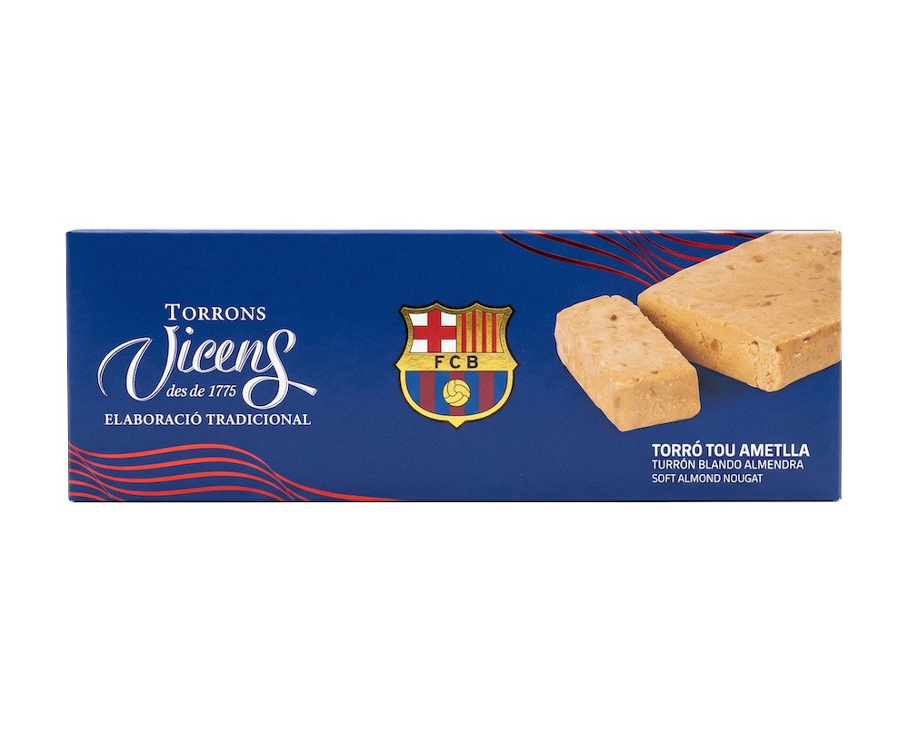 Turrón Blando de Almendra en estuche © FC Barcelona 150g