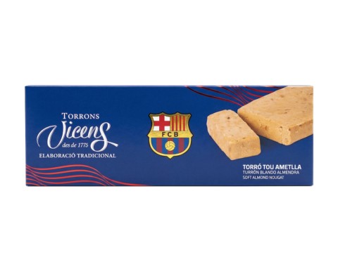 Turrón Blando de Almendra en estuche © FC Barcelona 150g