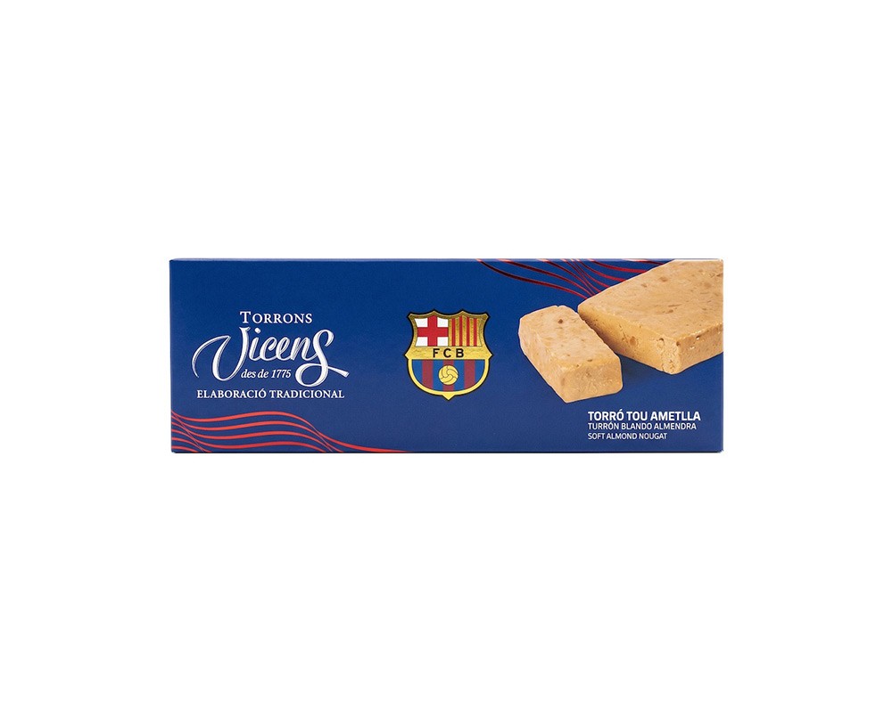 Turrón Blando de Almendra en estuche © FC Barcelona 150g