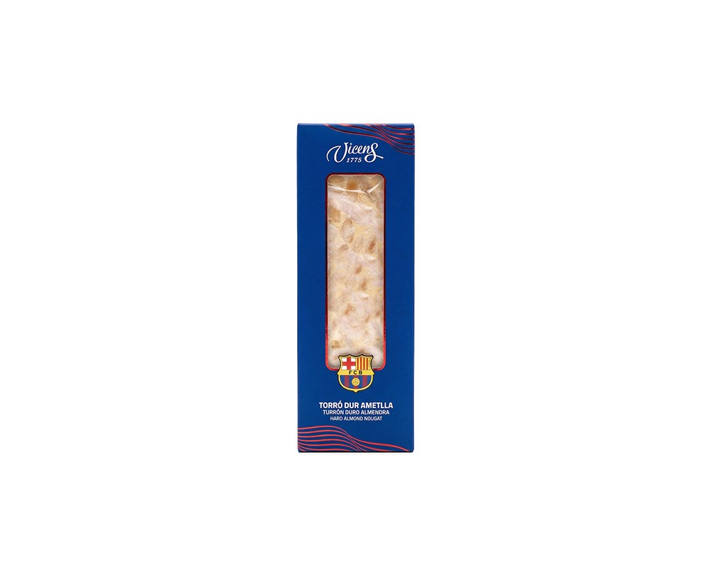 Turrón Duro de Almendra en estuche © FC Barcelona 80g