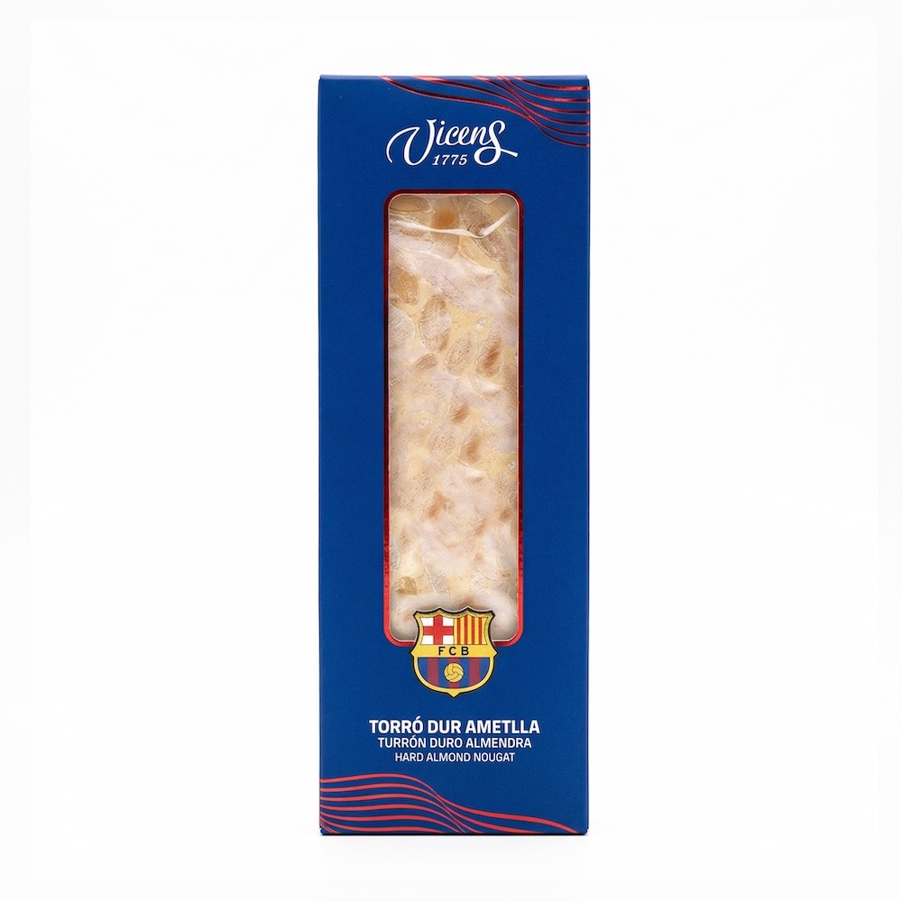 Turrón Duro de Almendra en estuche © FC Barcelona 80g