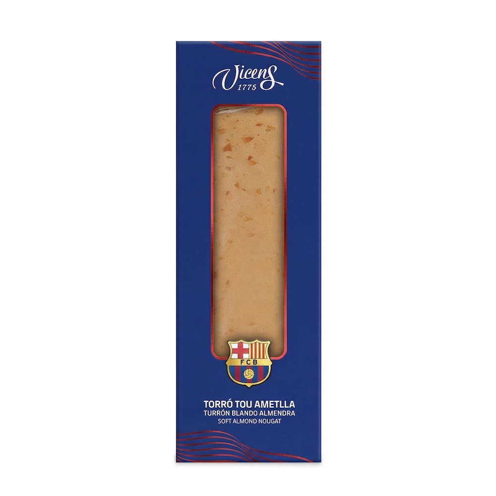 Turrón Blando de Almendra en estuche © FC Barcelona 80g