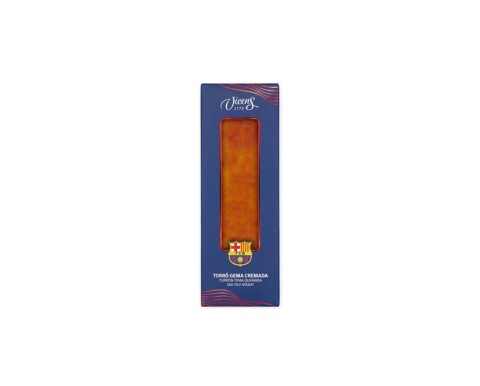 Turrón de Yema Quemada en estuche © FC Barcelona 80g