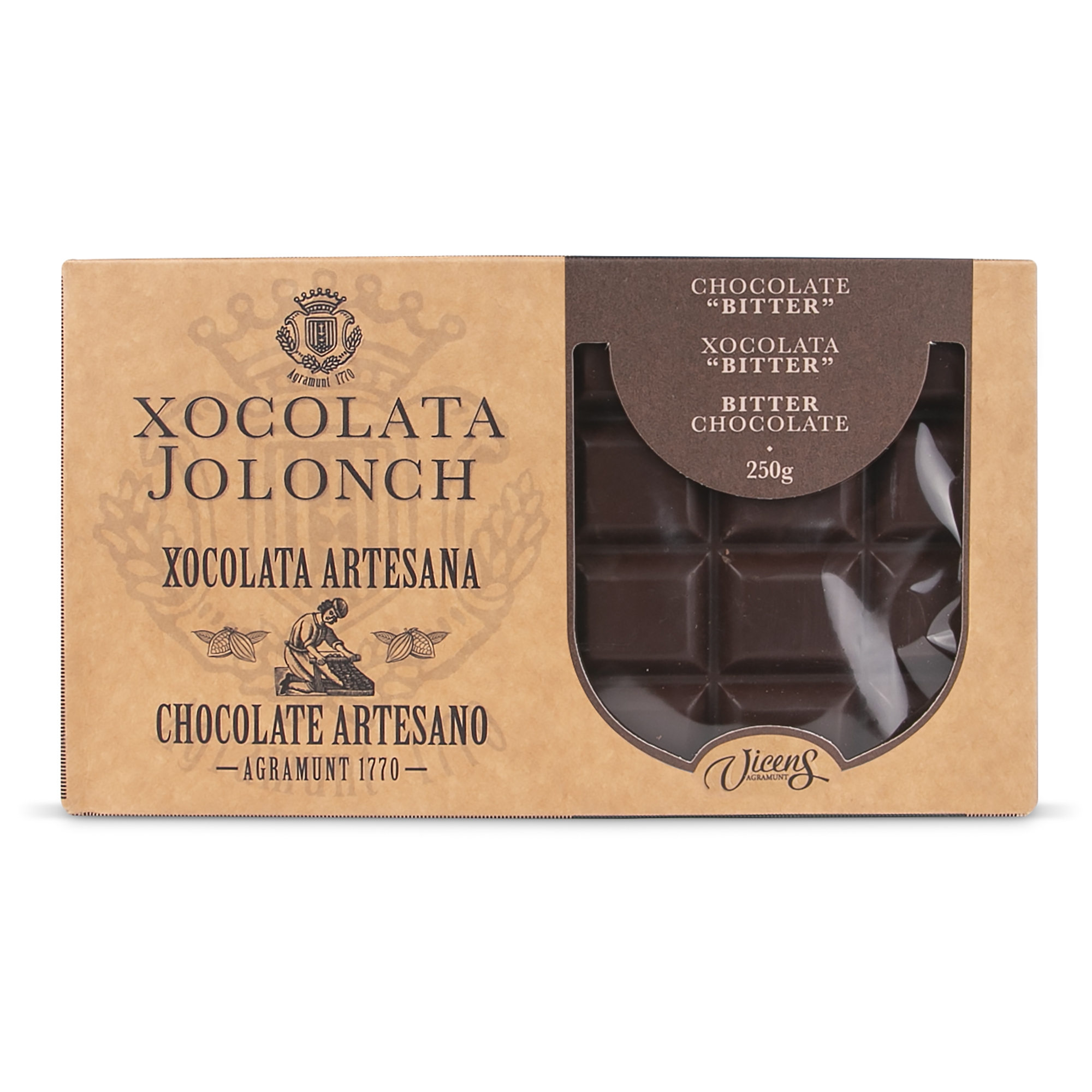 Dark Chocolate Jolonch 250g - Torrons Vicens