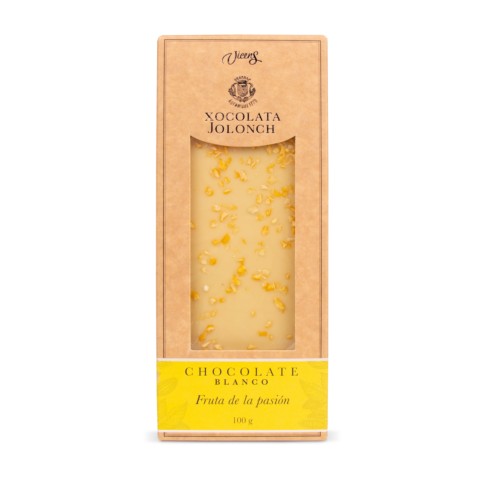 White chocolat with passion fruit Jolonch 100 gr