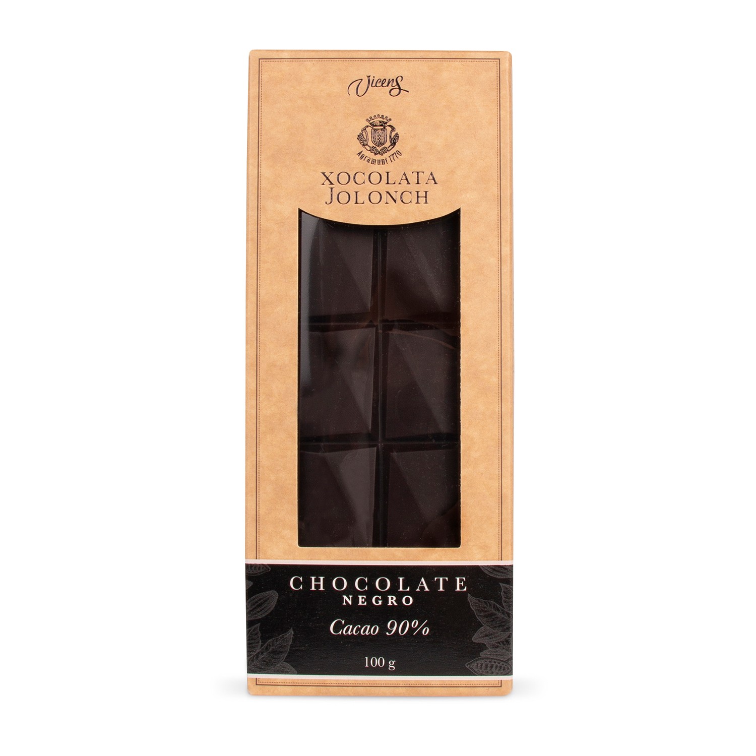 Dark Chocolate with Cocoa 90% Jolonch 100g