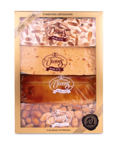 4 Artisanals Nougats Box 80g Nº1