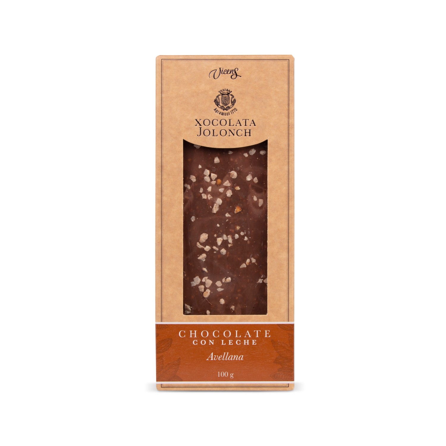 Xocolata amb Llet i Avellana Jolonch 100g