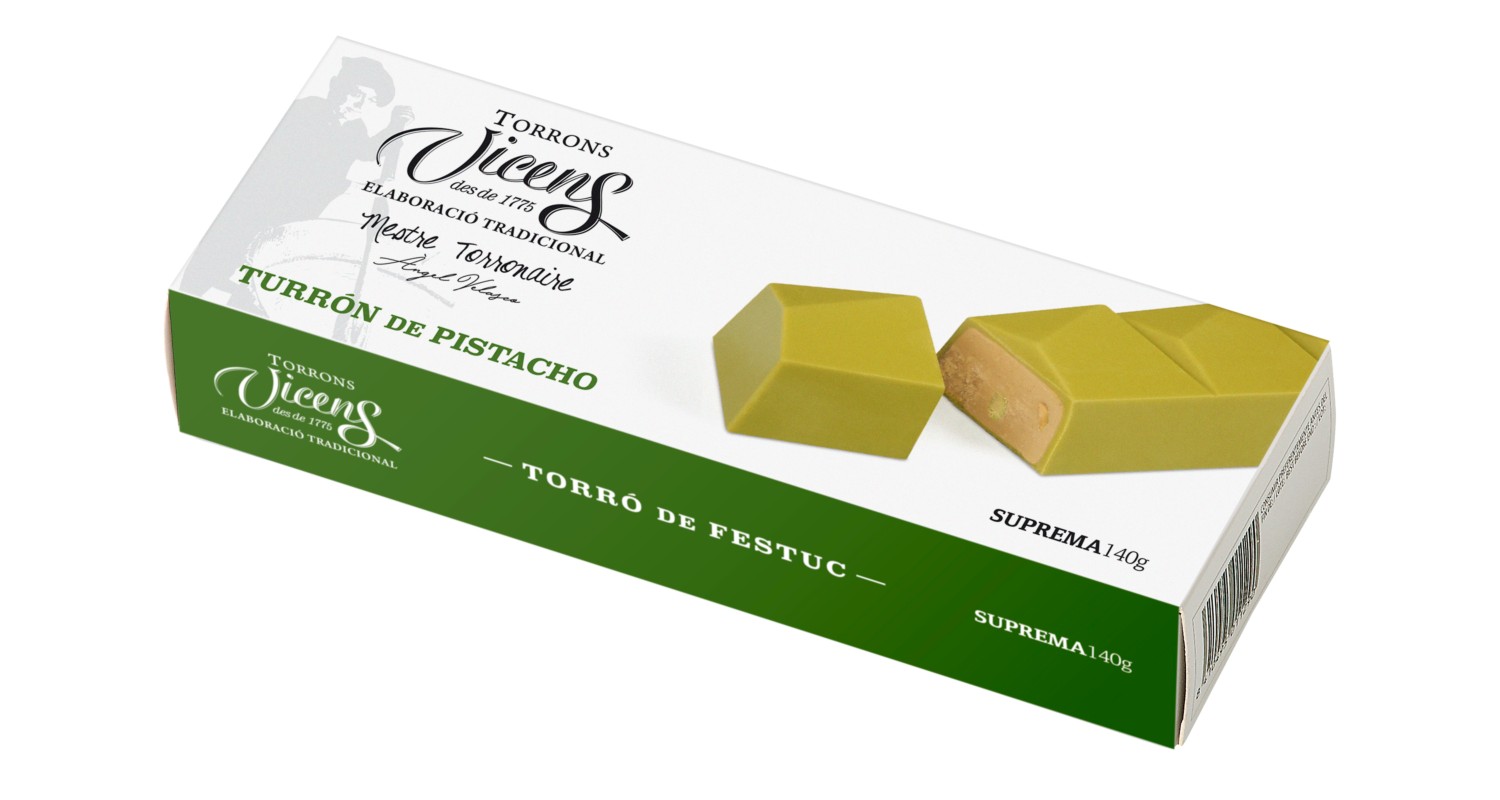 Pistachio Nougat 140g in Case